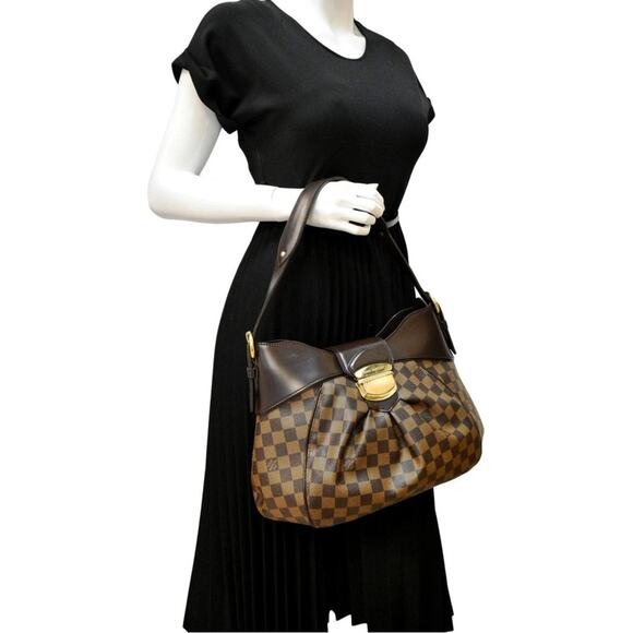 Authentic Louis Vuitton Damier Sistina MM Shoulder Bag VI4151 - Picture 7 of 7